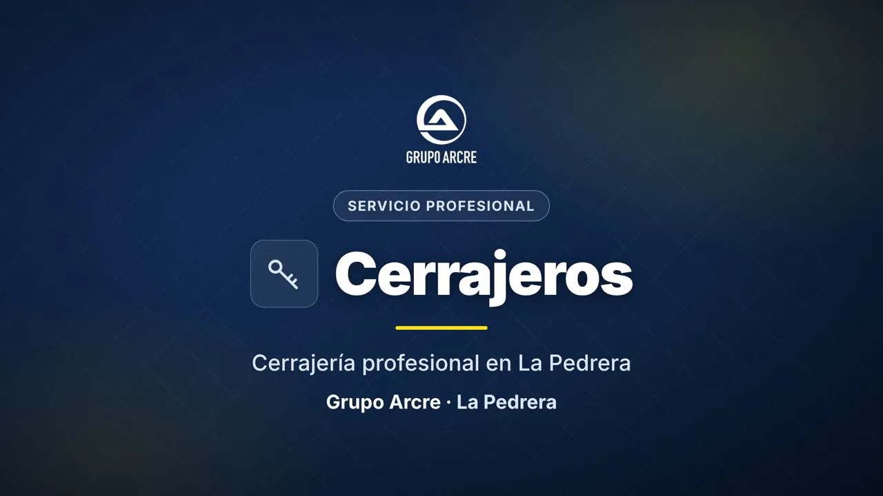 Cerrajería profesional en La Pedrera