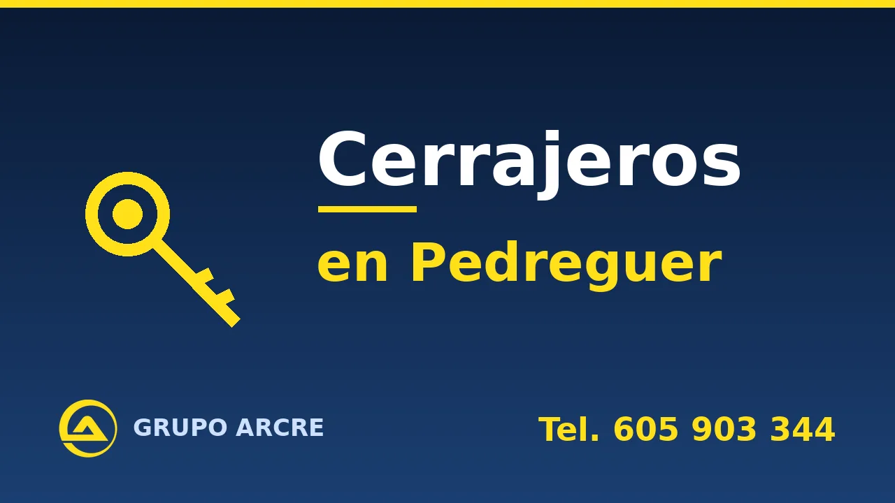 Cerrajería profesional en Pedreguer